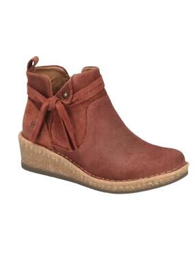 Born Vaugh Round Toe Rust Booties – Sz 8.5M